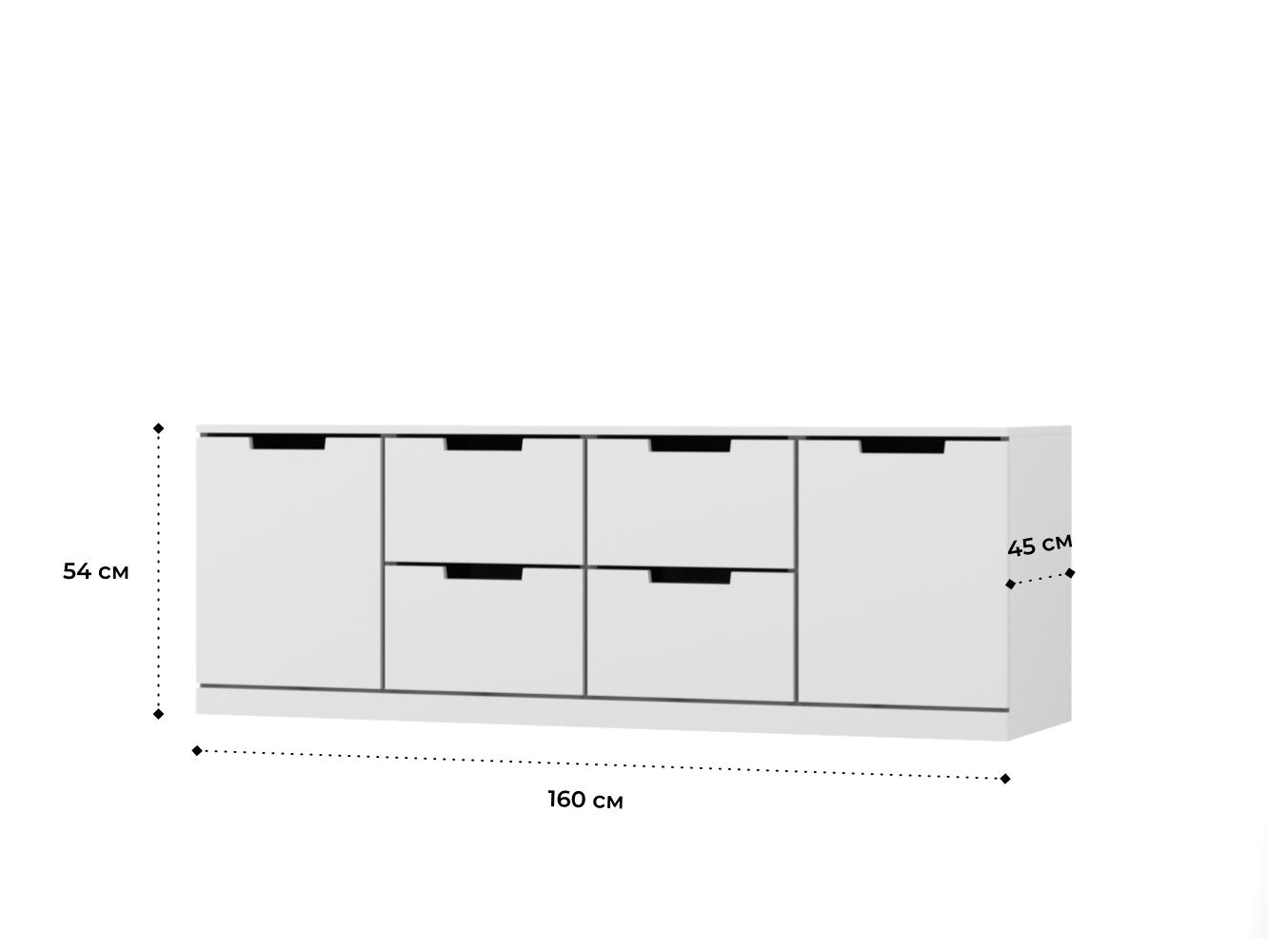 Комод Нордли 36 white ИКЕА (IKEA) изображение товара