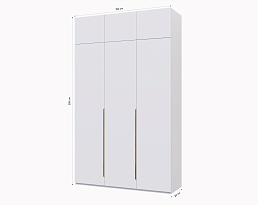 Изображение товара Распашной шкаф Пакс Альхейм 23 white (gold) ИКЕА (IKEA) на сайте adeta.ru