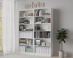 Изображение товара Стеллаж Билли 114 white ИКЕА (IKEA) на сайте adeta.ru