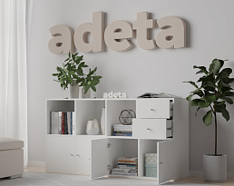 Изображение товара Стеллаж Билли 127 white ИКЕА (IKEA) на сайте adeta.ru